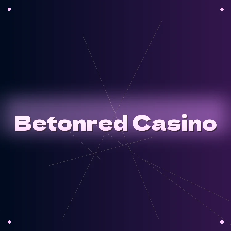 Screenshot uživatelského rozhraní Betonred casino zobrazující logo a výběr her